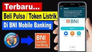 cara membeli pulsa listrik di m banking bni