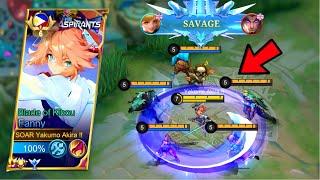 FANNY 3MINUTES SAVAGE IN MYTHICAL GLORY -MLBB