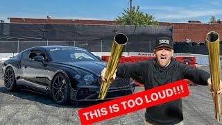 MEET THE LOUDEST BENTLEY IN THE WORLD *STRAIGHT PIPED TWIN TURBO V8*