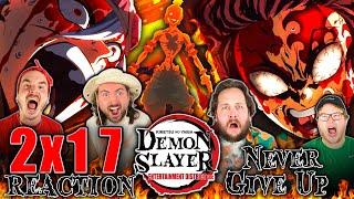 PEAK ANIME  DEMON SLAYER  2x17  Never Give Up