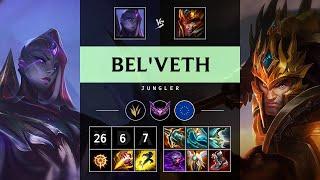 BelVeth Jungle vs Jarvan IV Quadra Kill Legendary - EUW Master Patch 14.17