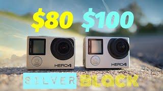 GoPro Hero 4 Silver vs Hero 4 Black - Whats the ACTUAL difference?