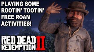 RDR2 CO-OP ROOTIN’ TOOTIN’ FREE ROAM ACTIVITIES – Red Dead Online PC Free Roam 1080p 60fps