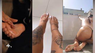 Pés do IG  IG Feet #30  Larissa Manoela Marcela Fetter Sabrina Sato Pietra Principe...