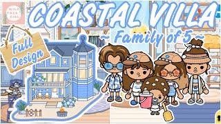 COASTAL VILLA  FULL HOME DESIGN  TOCA BOCA WORLD 