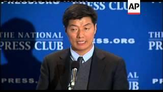 Tibet Prime Minister Lobsang Sangay at National Press Club