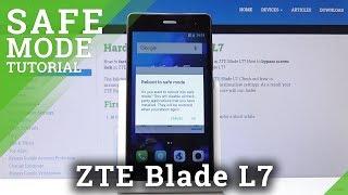 Safe Mode in ZTE Blade L7 – Diagnostic Mode