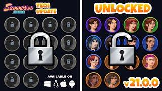 How to Unlock All Characters in Summertime Saga 21.0.0 New Update Latest Version