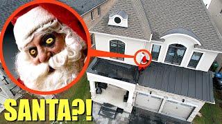 Drone catches Santa Claus on Christmas Day Delivering Presents You wont believe this