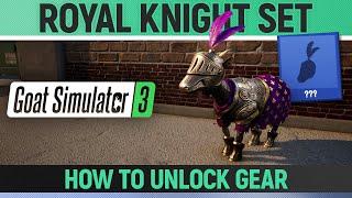 Goat Simulator 3 - Royal Knight Set - Goat Gear Pickup Location Head Body Feet