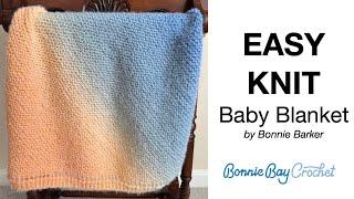 EASY KNIT Baby Blanket