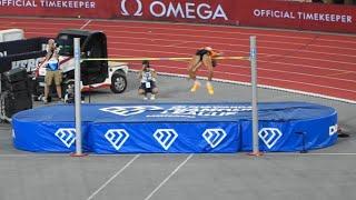 KOREA Sanghyeok WOO - High Jump - Failed attempt at 231m test for #paris2024