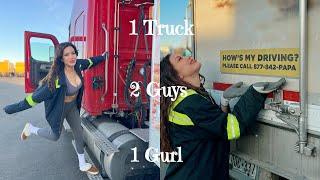 1 Truck 2 Guys 1 Girl  Lol Trucking Vlog