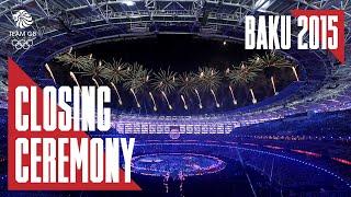 Closing Ceremony  Baku 2015