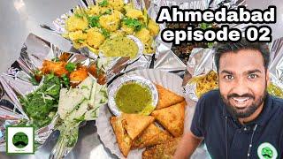 Gujarati Farsan in Ahmedabad with Veggiepaaji  Indian Street Food  Ep 02