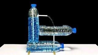 DIY Water Herons Fountain from Plastic Bottle  Science Project #diywaterpump #diy #experiment #how