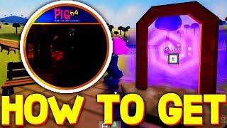 HOW TO UNLOCK WAREHOUSE + WORKING HARD OR HARDLY WORKING BADGE in PIG 64 ROBLOX