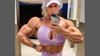 FBB Aleesha Young  Flexing Shredded Biceps  Muscle Mommy Bio & Wiki