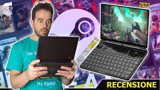 GPD Win Max 2 2023 IBRIDO LAPTOPCONSOLE con Ryzen 7 7840U. PERFORMANCE MOSTRUOSE. La recensione.