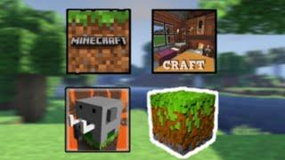 Minecraft PE VS Super Crafting and Building VS RealmCraft VS Craftsman Building Craft