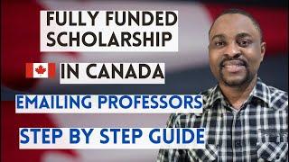 How To Get FULLY FUNDED SCHOLARSHIP In CANADA For International Students 2024  MSc & PhD in Canada