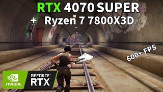 RTX 4070 Super + Ryzen 7 7800x3d - Fortnite Performance Mode  1440P  High Kill Solo Win