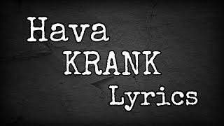 HAVA - Krank Lyrics