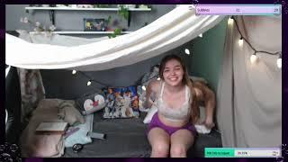 Belching live  unexpected Belching by a beautiful girl while live streaming