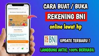 Cara Buka Rekening BNI Online  Buka Rekening BNI Online