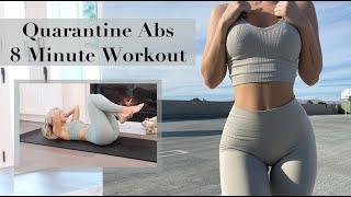 Quarantine Abs  My 8 Minute Go-To Cinch Waist Workout