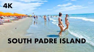 South Padre Island Beach in 4K  Best beach in Texas