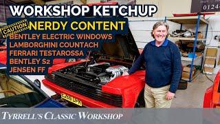 Classic Icons - Bentley Electric Windows and Heater Jensen FF + More  Tyrrells Classic Workshop