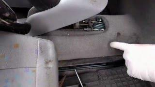 How to adjust handbrake on a VW polo