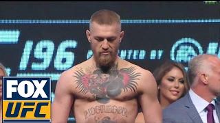 Conor McGregor vs. Nate Diaz  Weigh-In  UFC 196