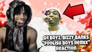 G4 Boyz x Bizzy Banks - Foolish Boys Remix Official Music Video REACTION