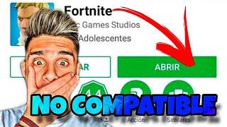 YA SALIO Fortnite Para TODOS los Dispositivos  Como JUGAR a FORTNITE en Android NO COMPATIBLE 