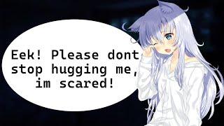 Scared Neko Needs Cuddles In A Thunderstorm F4M ASMR Roleplay