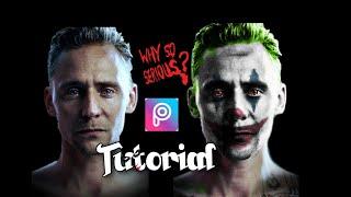 PicsArt Joker Face Effect Tutorial  PicsArt  Editing Tutorial   Scary Look for Halloween