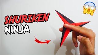 Tutorial Cara Membuat Shuriken dari Kertas - Origami Ninja Star