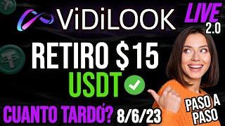 YA NO FUNCIONAViDiLOOK 2.0 CUANTO DEMORA? ESTA PAGANDO? PRUEBA DE PAGO VIDILOOK WITHDRAWAL