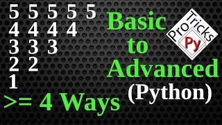 Python Pattern Program - Print Numbers in Triangle Shape  Number Pattern  Python Number Pattern 9