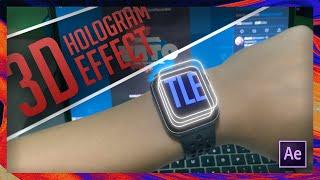 How to Make a Screen 3D Hologram Effect with After Effects Easy