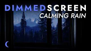 Calming Rain Sounds for Sleeping with Open Window - Dimmed Screen  Relaxing Rain for Deep Sleep