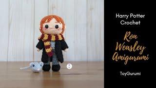 Harry Potter Crochet Series  How to Crochet Ron Weasley Amigurumi Pattern Tutorial  Ron Amigurumi