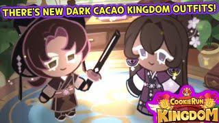 THEY ADDED NEW OUTFITS FROM THE DARK CACAO KINGDOM Cookie Run Kingdom