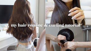 everything about my hair  my hair care routine and how I curl my hair 