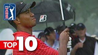 Tiger Woods top-10 all-time shots in World Golf Championships
