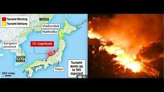 JAPAN ROCKED-MASSIVE 7.6 QUAKE & AFTERSHOCKS WITH MAJOR TSUNAMI WARNINGS*