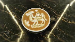 Camel latte art