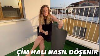 ÇİM HALI NASIL DÖŞENİR? Temizliği Nasıl Yapılır? Koku Yapar mı?  Çim Halı Kesimi ve Uygulaması